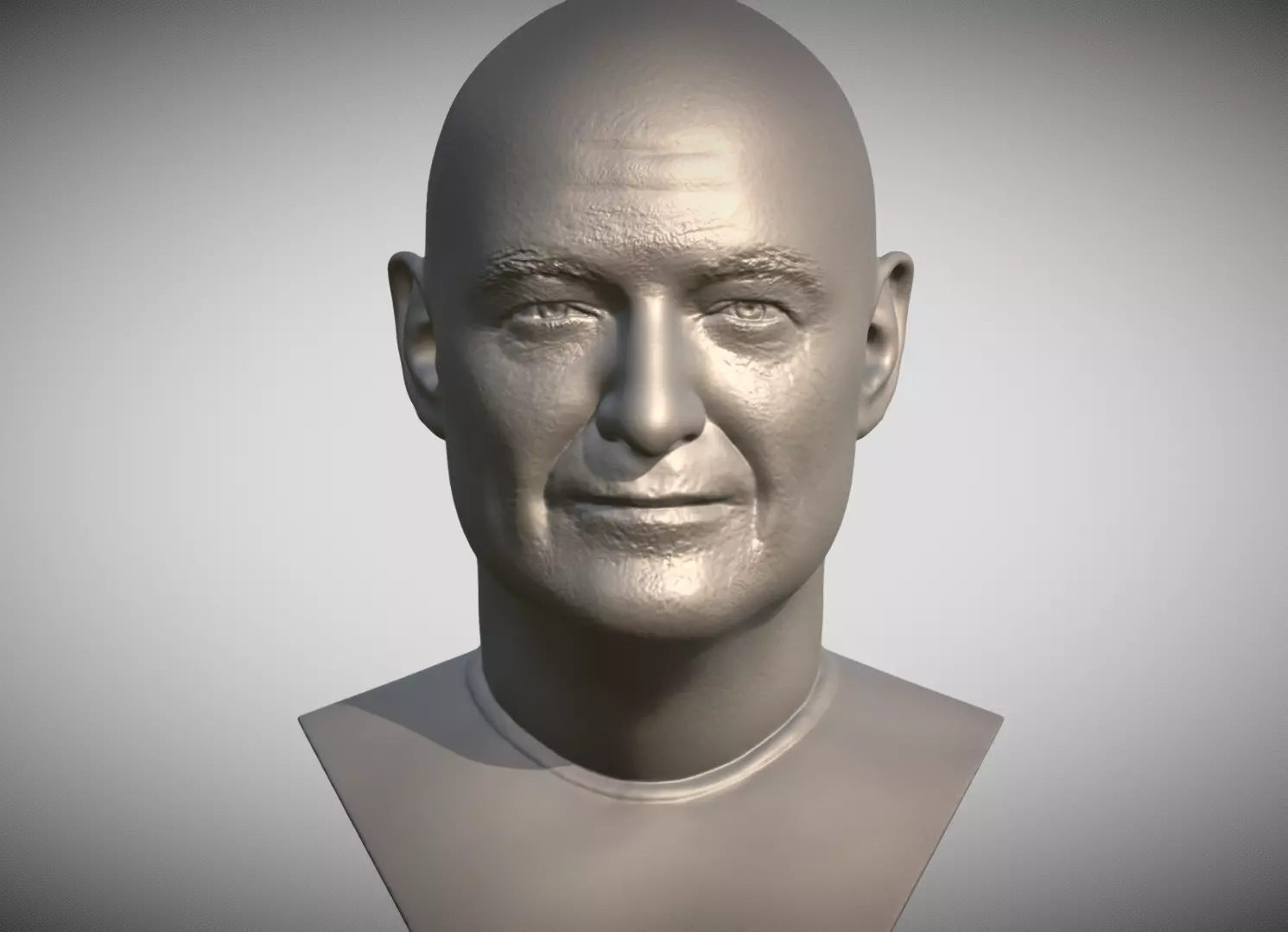John Locke from Lost bust 3D printing ready stl obj formats 3D print model_0