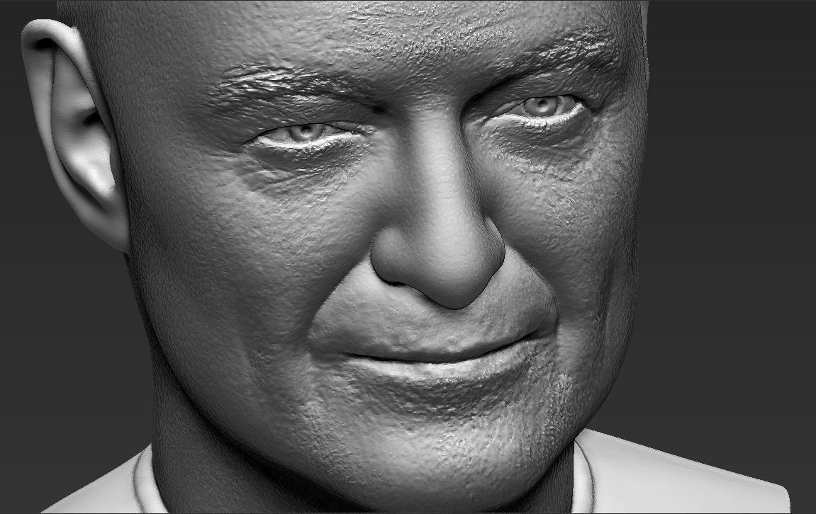 John Locke from Lost bust 3D printing ready stl obj formats 3D print model_23