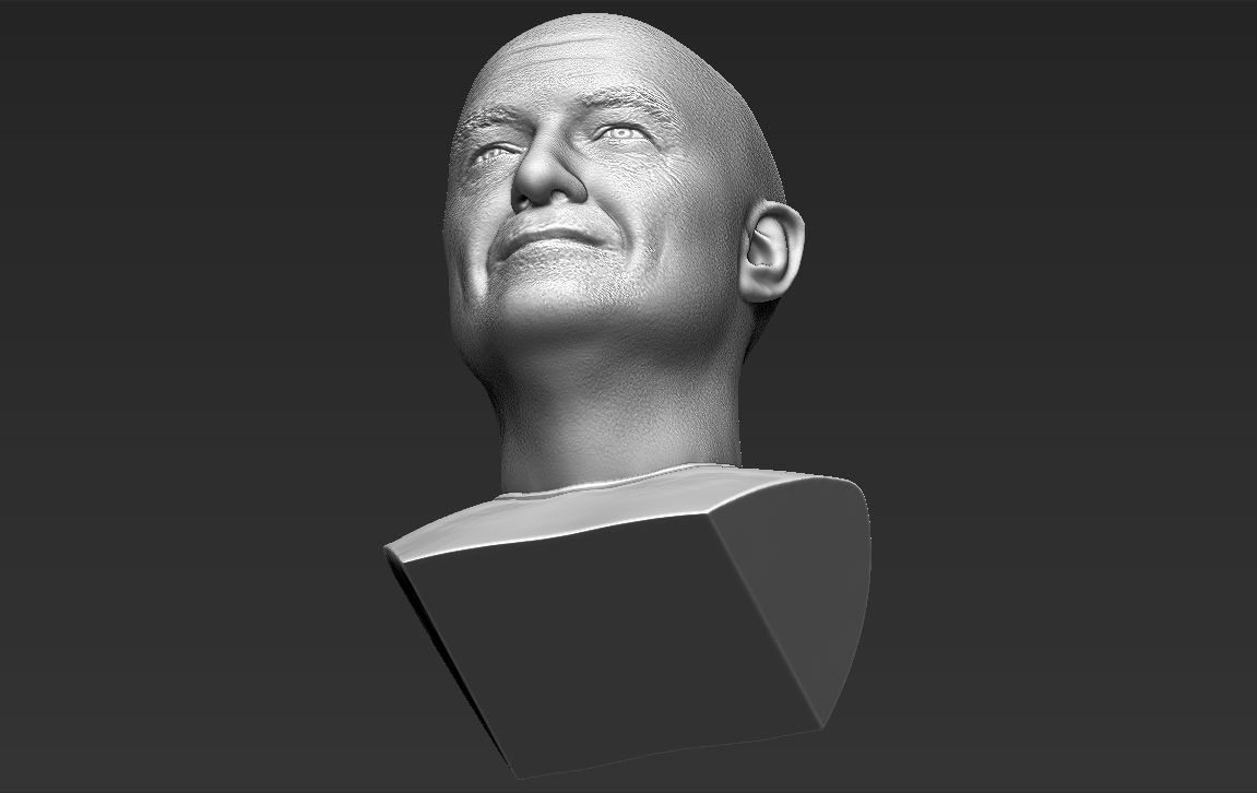 John Locke from Lost bust 3D printing ready stl obj formats 3D print model_26
