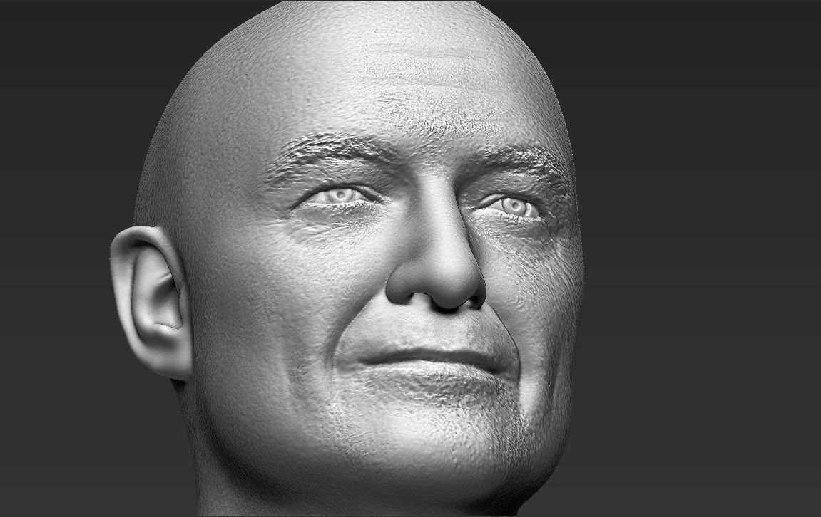 John Locke from Lost bust 3D printing ready stl obj formats 3D print model_24