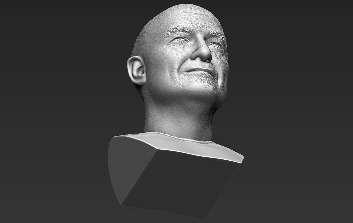 John Locke from Lost bust 3D printing ready stl obj formats 3D print model_27
