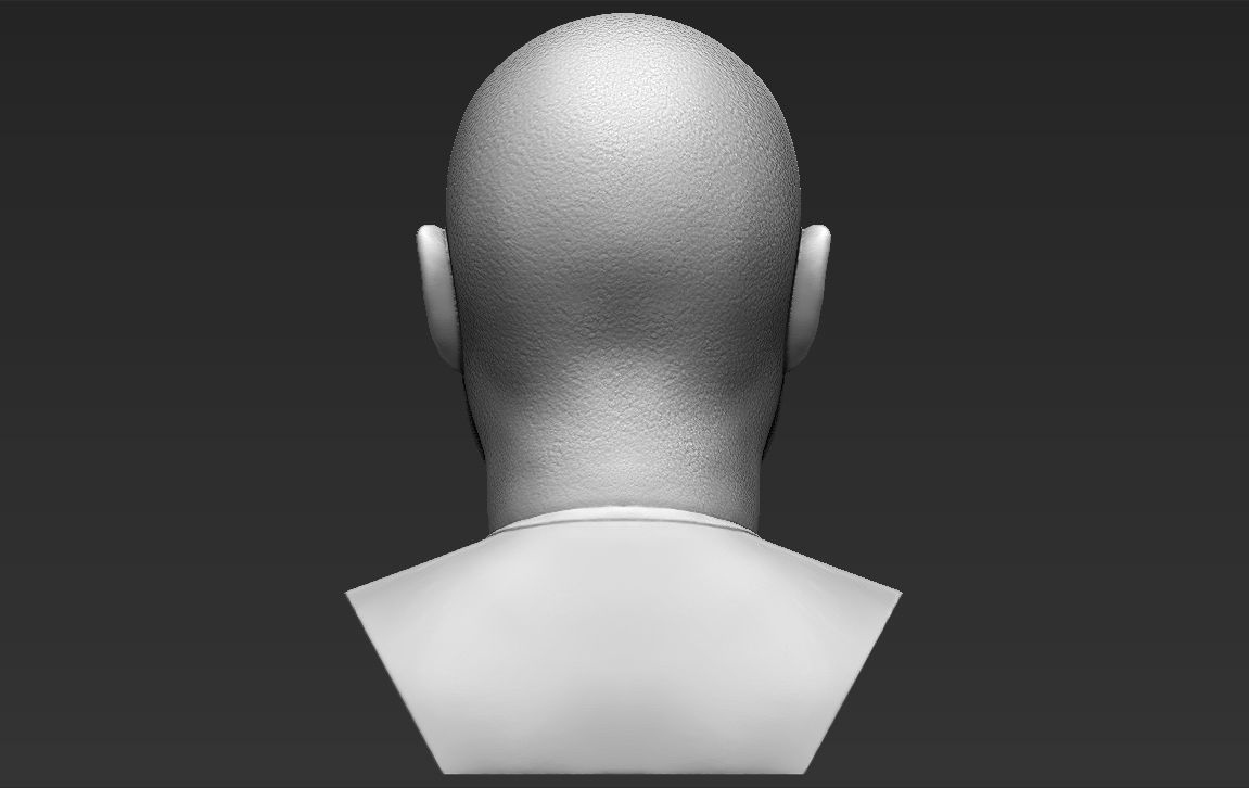 John Locke from Lost bust 3D printing ready stl obj formats 3D print model_11
