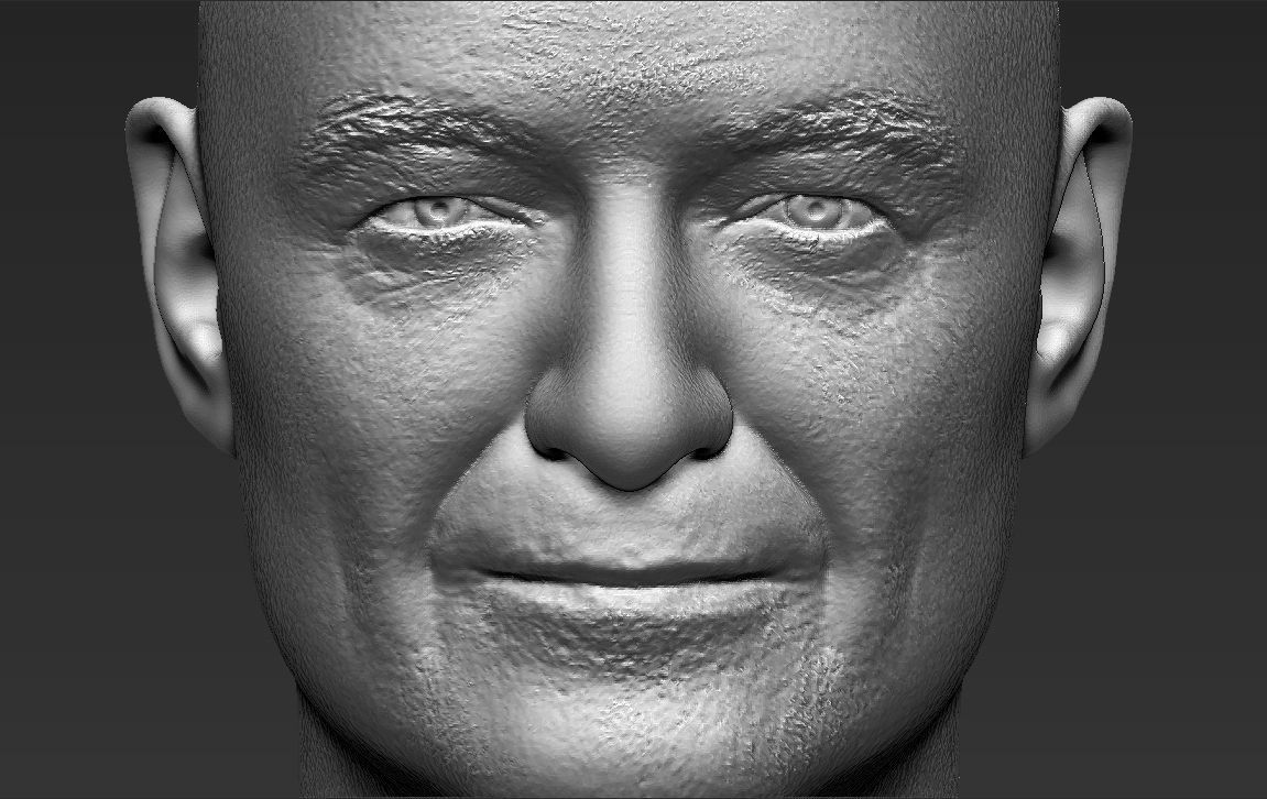 John Locke from Lost bust 3D printing ready stl obj formats 3D print model_19