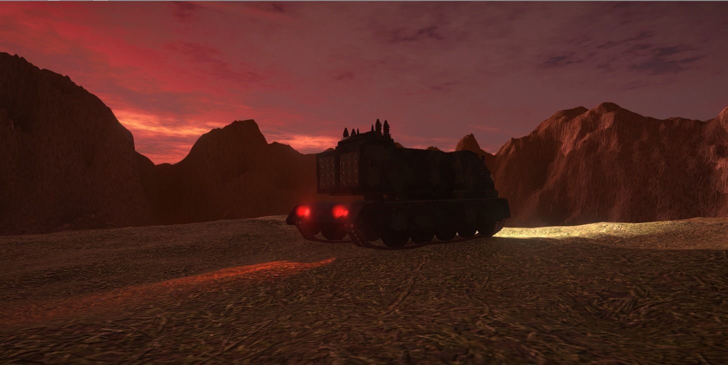 Rocket Artillery Animated and Rendered Game Ready Low-poly 3D model_18