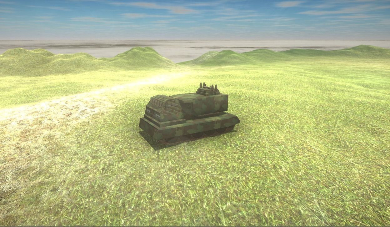 Rocket Artillery Animated and Rendered Game Ready Low-poly 3D model_11