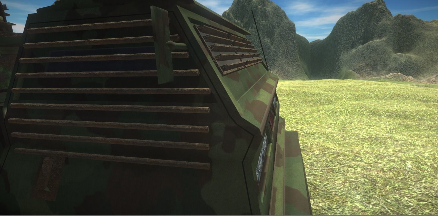 Rocket Artillery Animated and Rendered Game Ready Low-poly 3D model_10