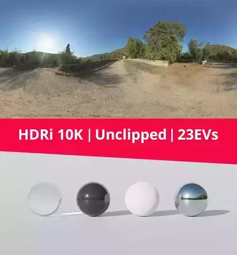 Hdri - Trail Trees And Mountains