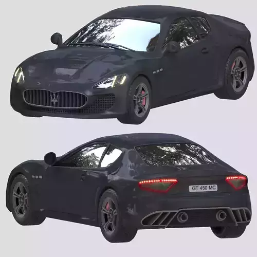 maserati granturismo 3D model
