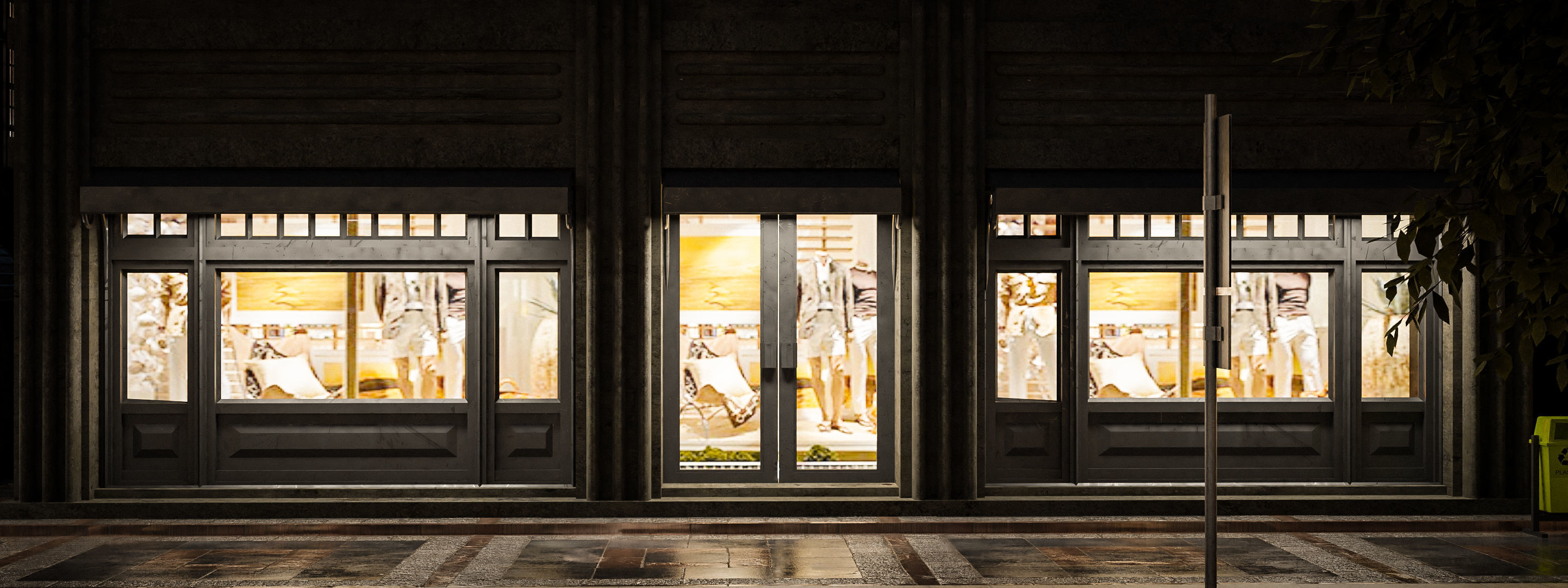 OLD RETRO CLASSICAL BUILDING PACK 3D Model Collection_27