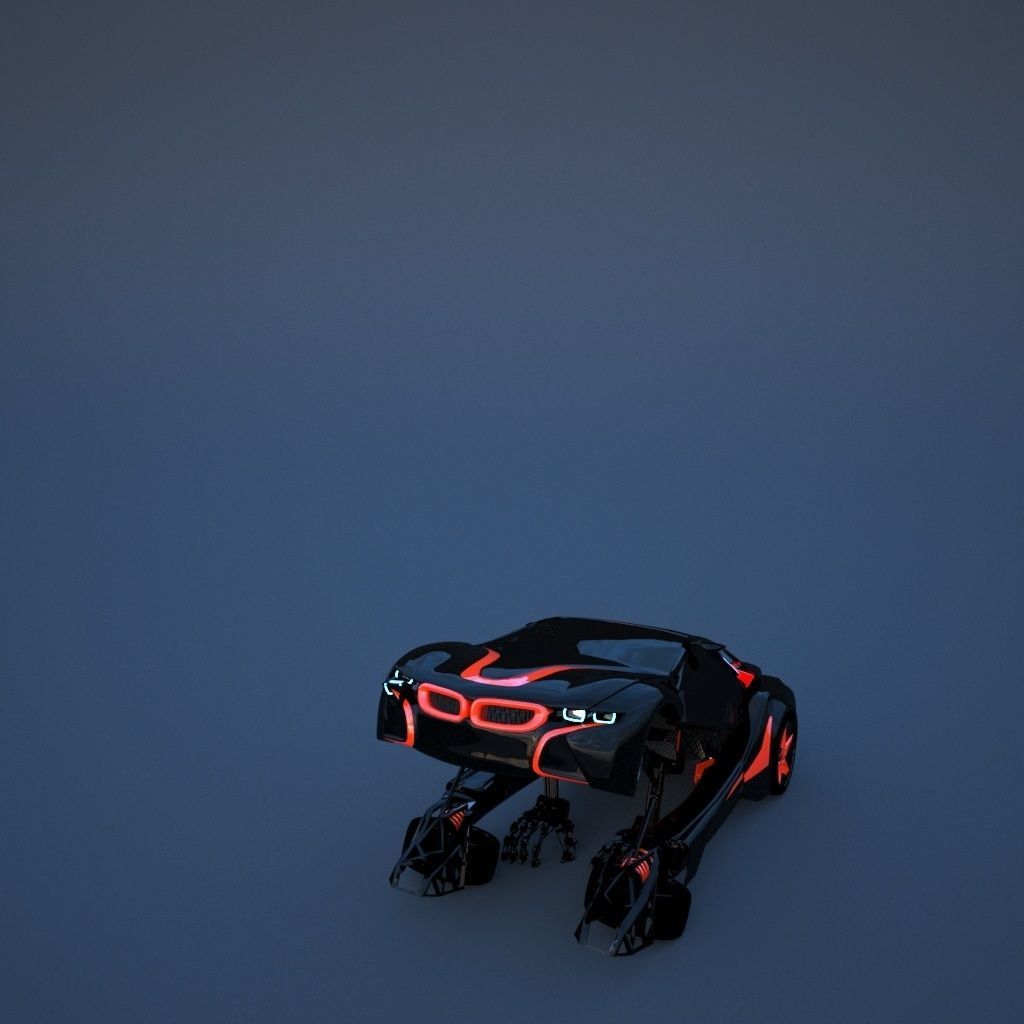 Robot sci-fi 3D model_27