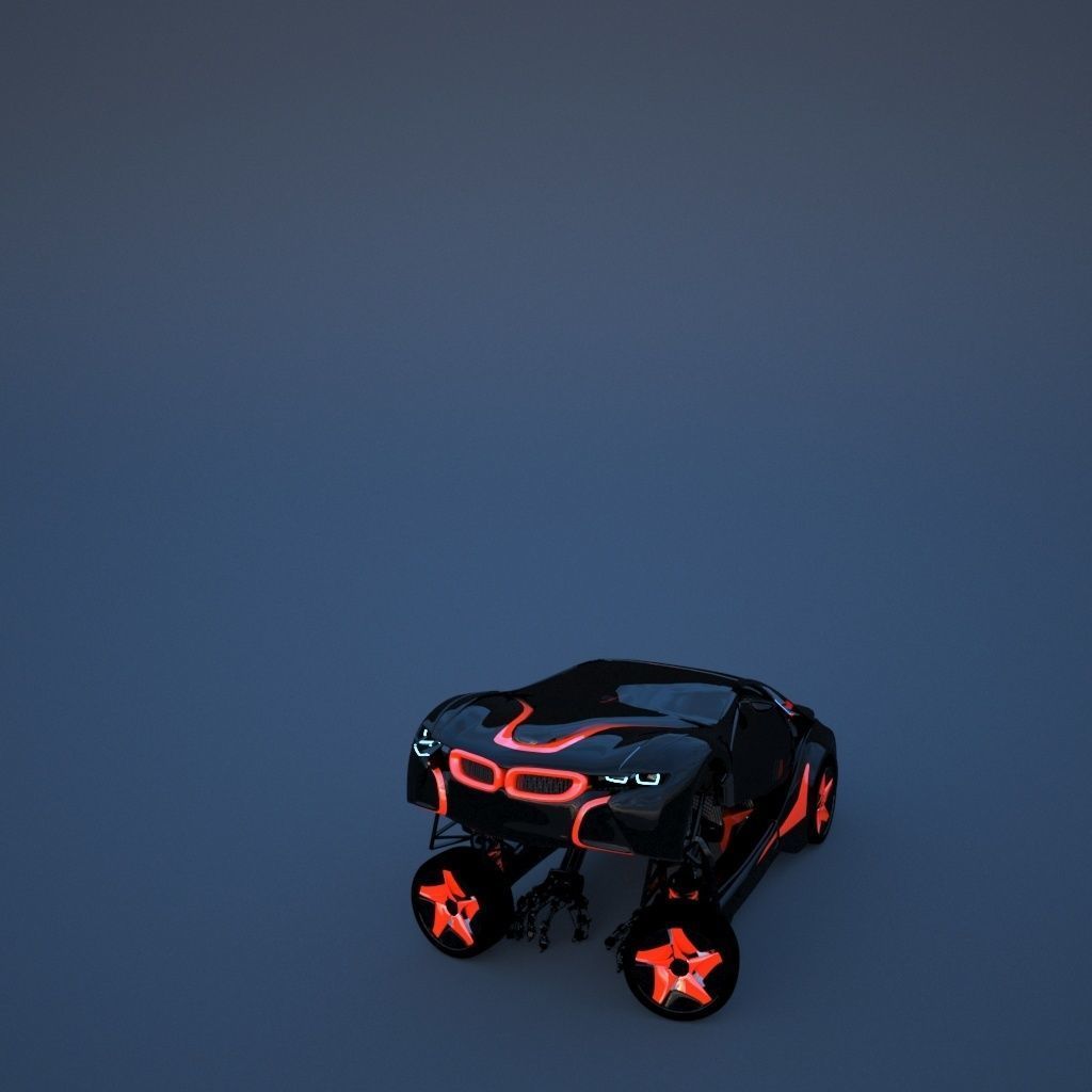 Robot sci-fi 3D model_31