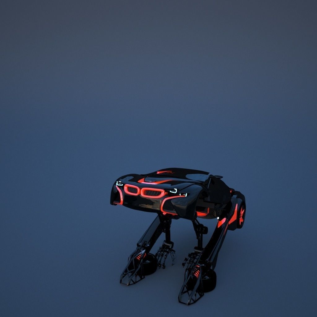 Robot sci-fi 3D model_23