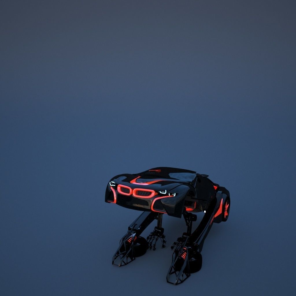Robot sci-fi 3D model_24