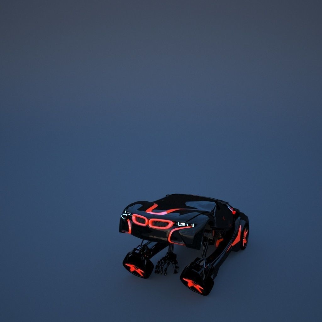 Robot sci-fi 3D model_28