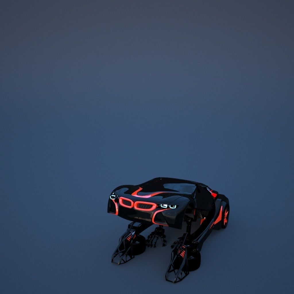 Robot sci-fi 3D model_26