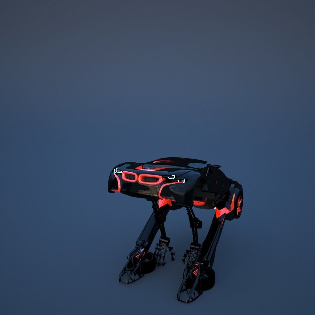 Robot sci-fi 3D model_22
