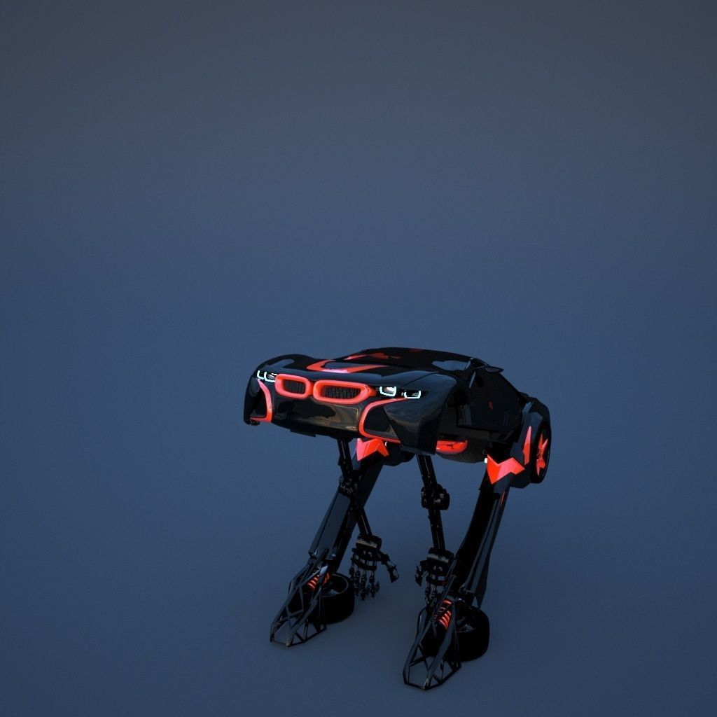 Robot sci-fi 3D model_21