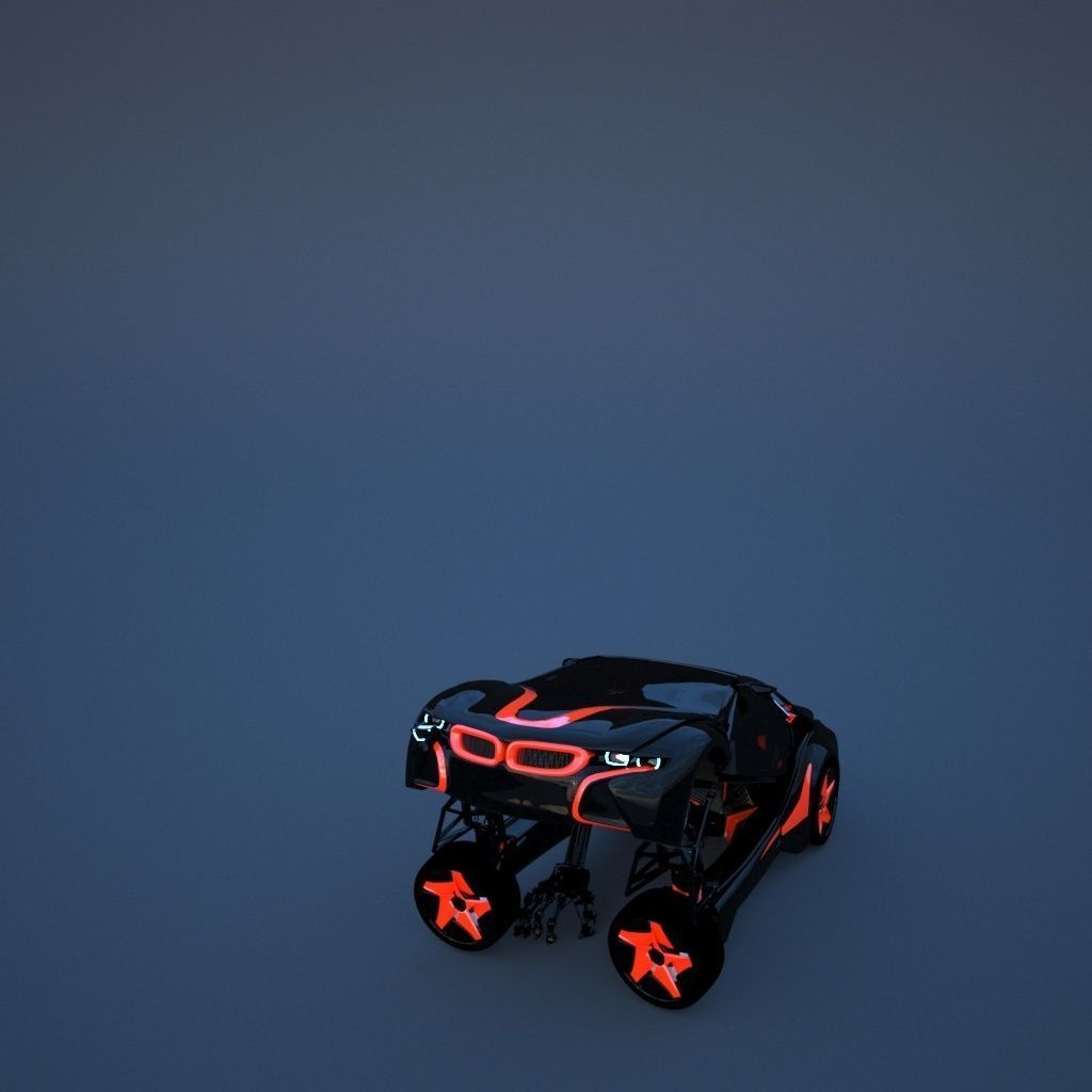 Robot sci-fi 3D model_29