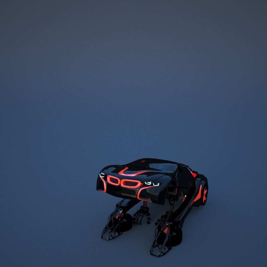 Robot sci-fi 3D model_25