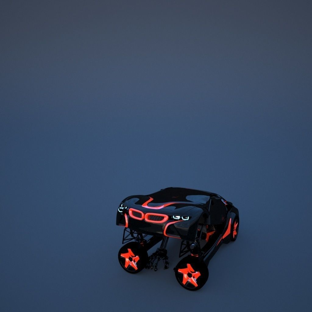 Robot sci-fi 3D model_30