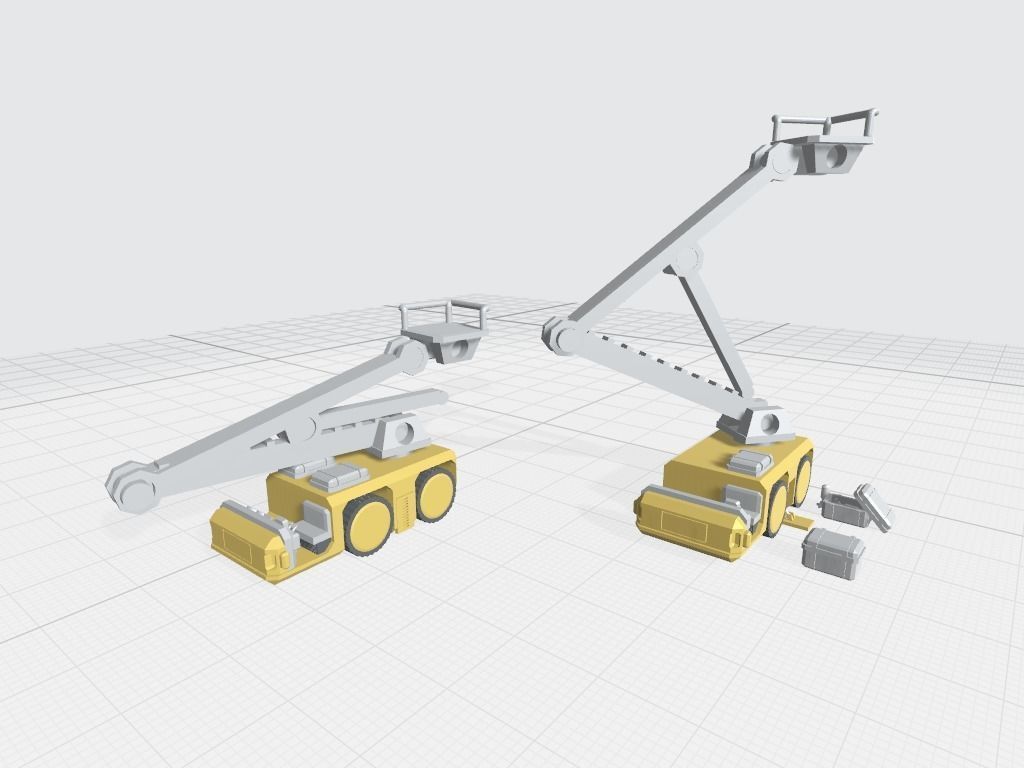Mecha Hangar Bay Vehicles -Free- Free 3D print model_6