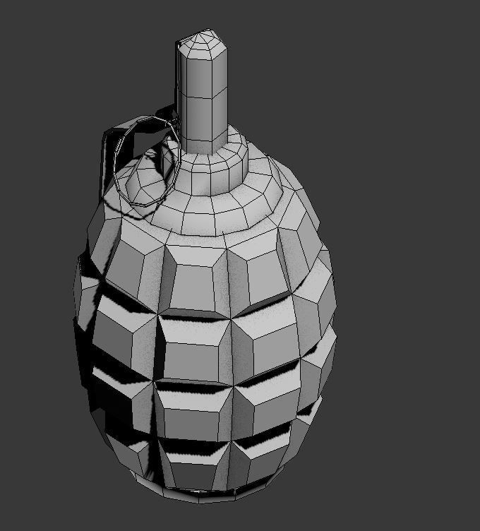 grenade Low-poly 3D model_8