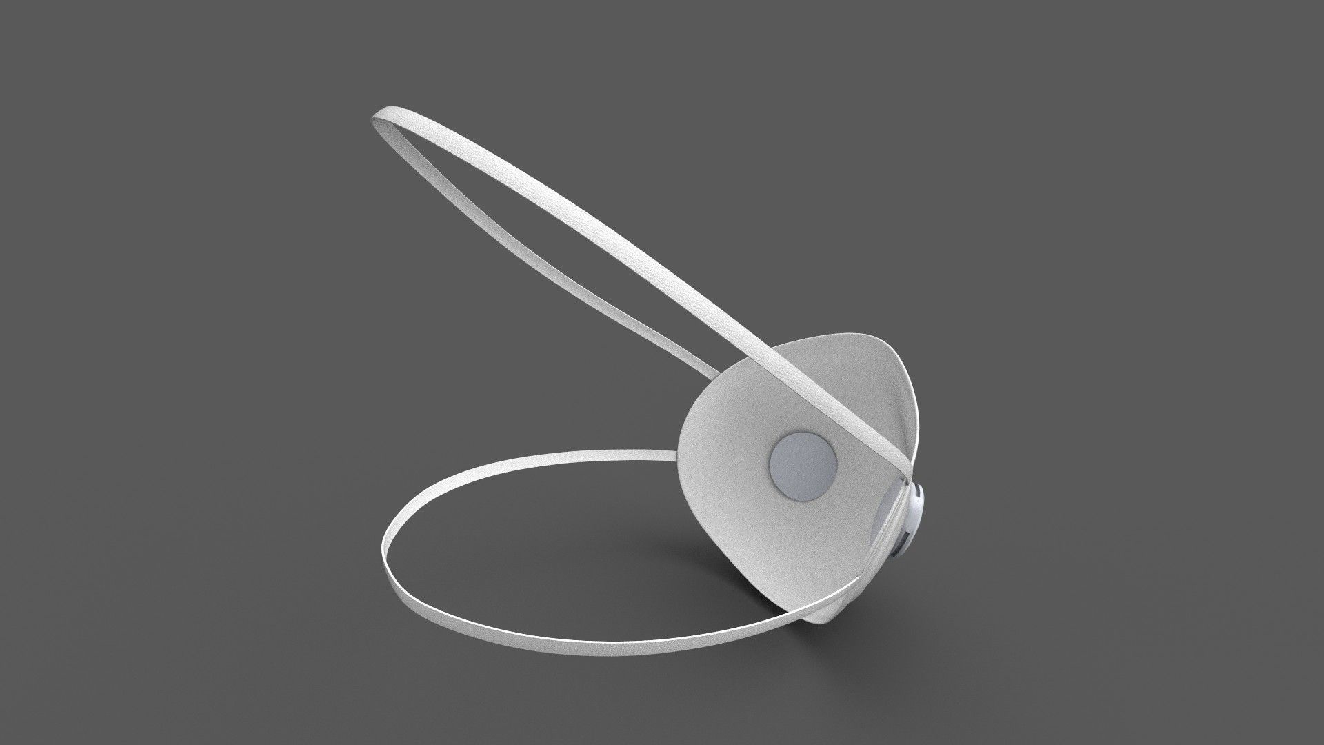 Respirator Mask Low-poly 3D model_3