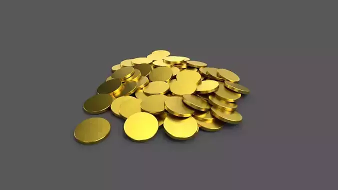 Gold Coin Pile
