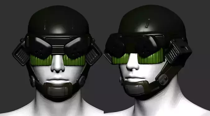 helmet high poly sculpt 3d printable 3D model 3D model