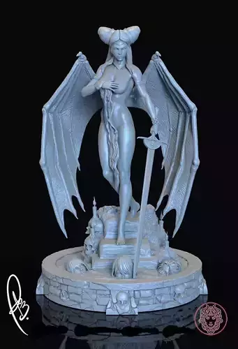 Bathory the  the bloody countess by Creative Geek MB 3D print model