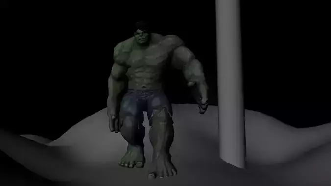HULK charcter Free 3D model