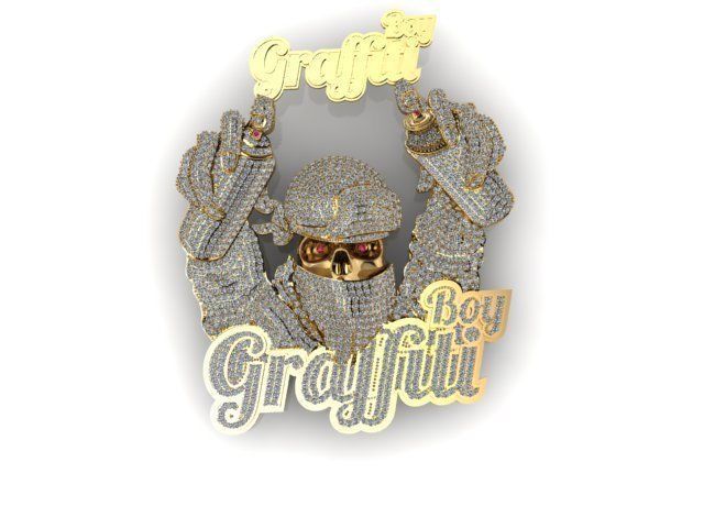 graffitti  3D model_1