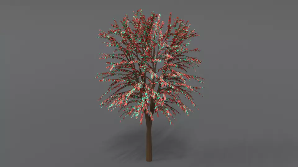 Cartoon Tree 3D 3D model