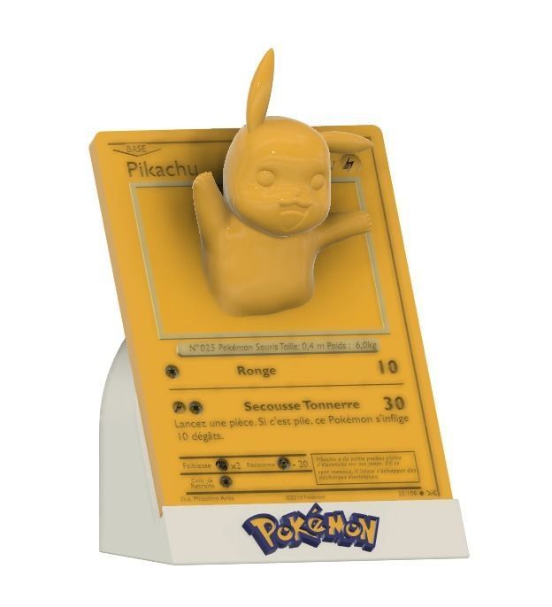 CARTE PIKACHU FAN ART 3D print model_2