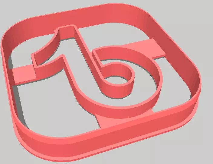 Tiktok - Cookie Cutter 3D print model_0
