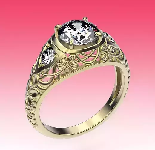 Ring Vintage Flowers