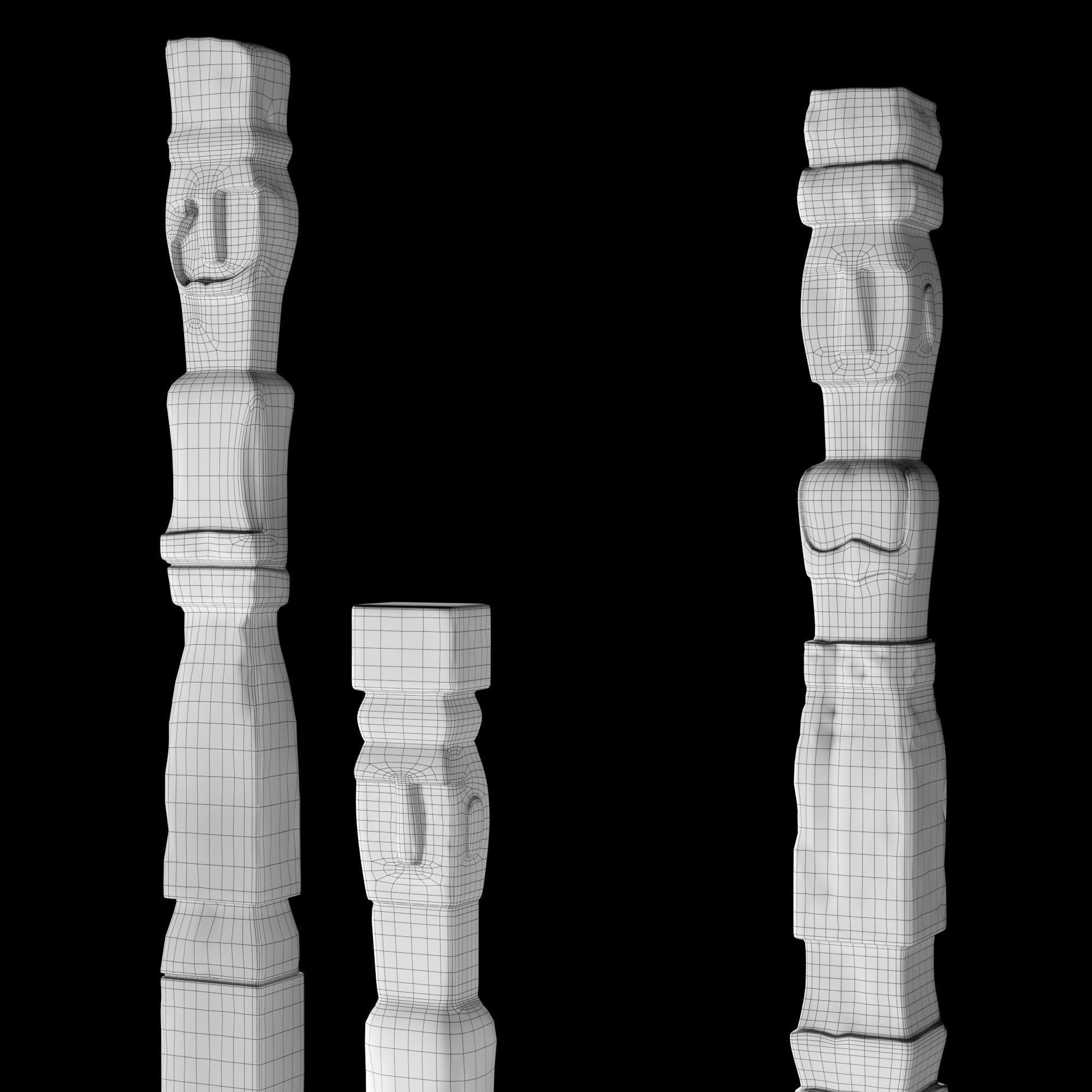 RH Indonesian totem 3D model_6