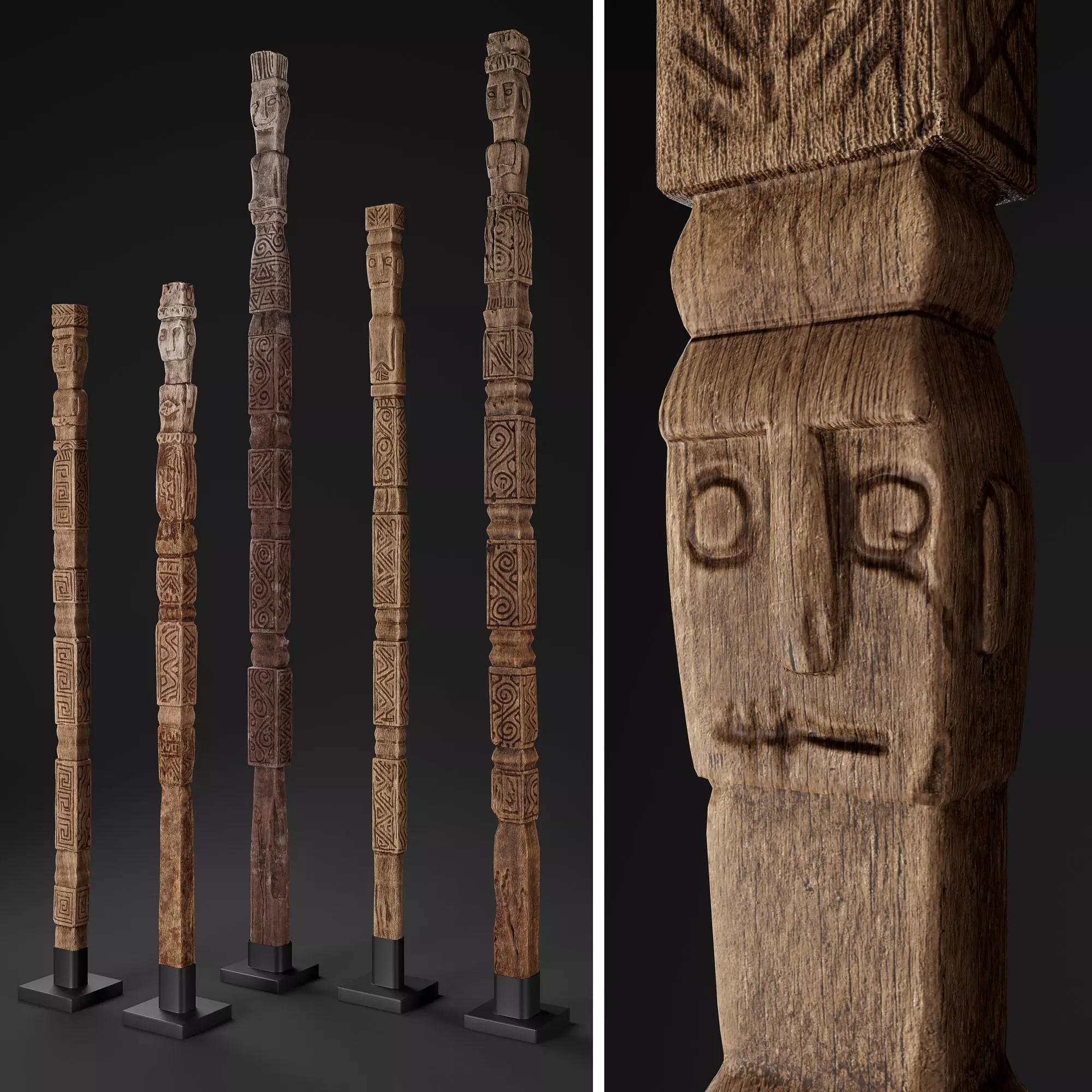 RH Indonesian totem 3D model_0