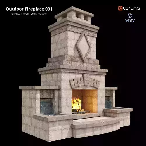 Outdoor Fireplace 001