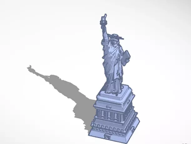 The Statue of Liberty 3D print model_0