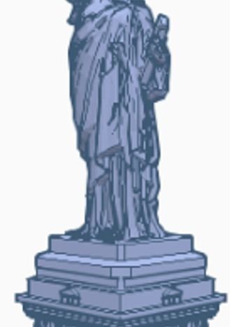 The Statue of Liberty 3D print model_10