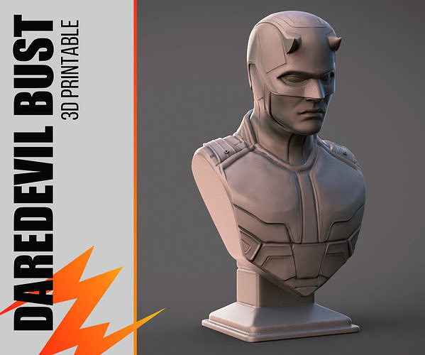 Daredevil Bust - Fan Art 3D model 3D printable | CGTrader
