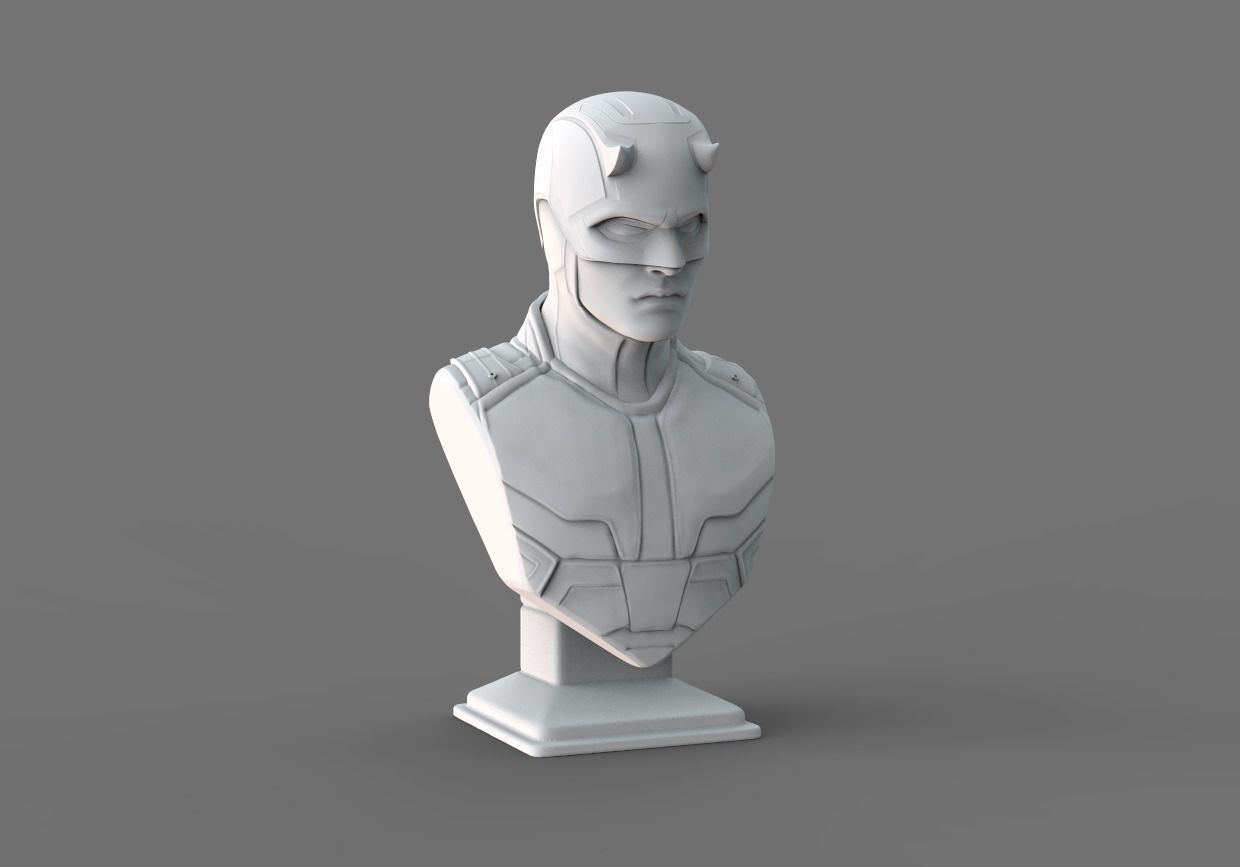 Daredevil Bust - Fan Art 3D print model_3
