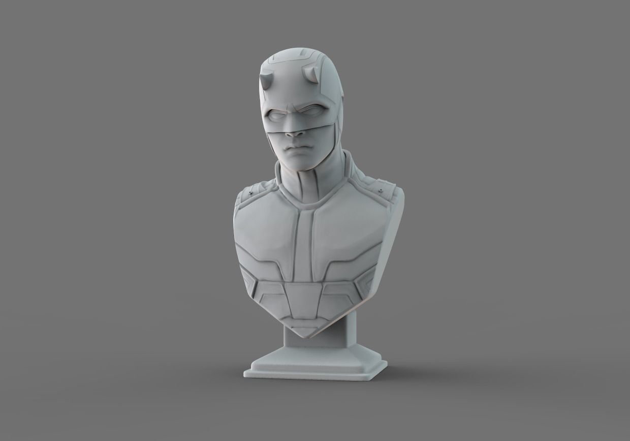 Daredevil Bust - Fan Art 3D print model_2
