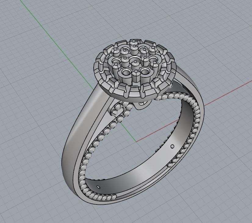 Ring and Earrings 86 3D print model_6