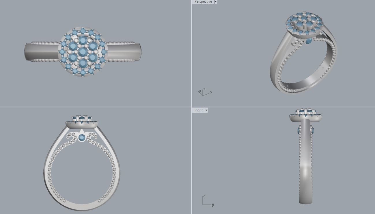 Ring and Earrings 86 3D print model_14