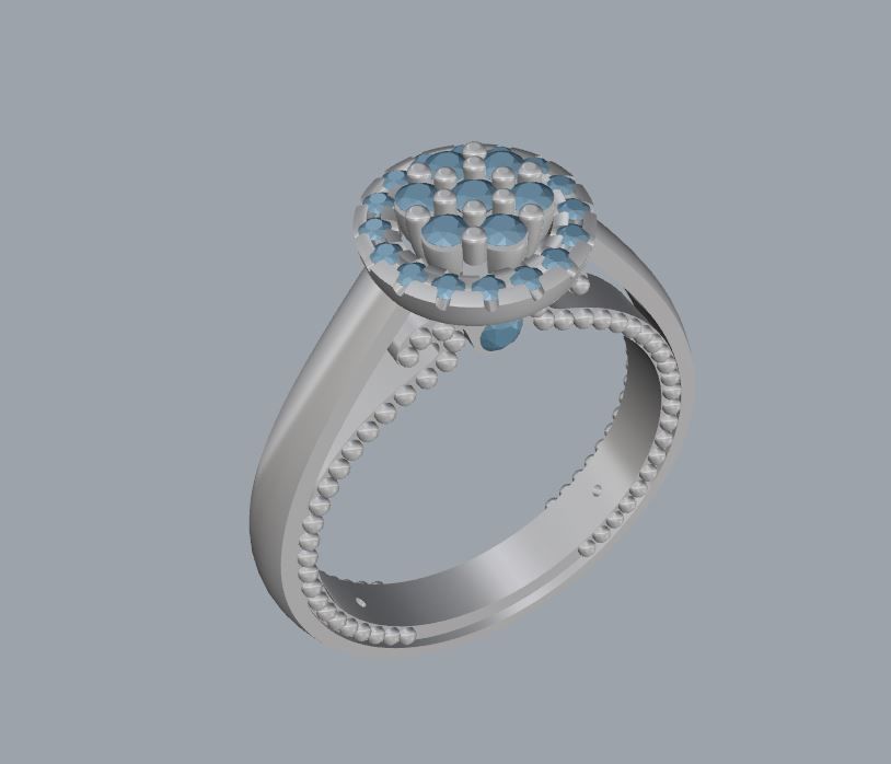 Ring and Earrings 86 3D print model_15