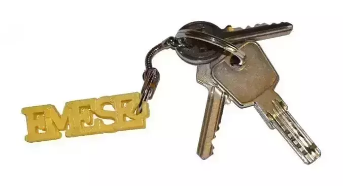 EMESE personalised key ring