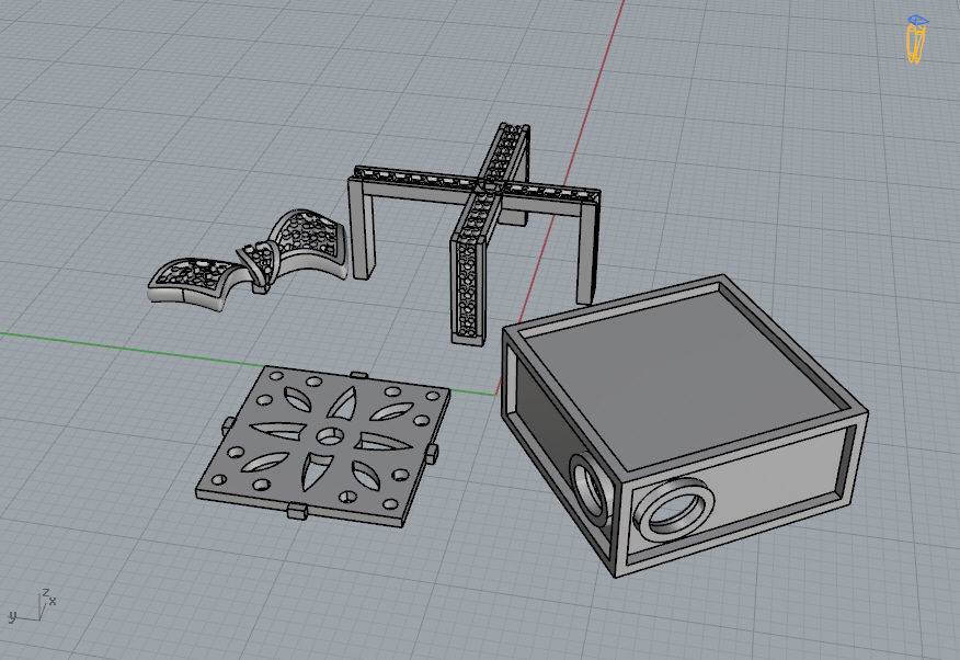 Gift Pendant 3D print model_12