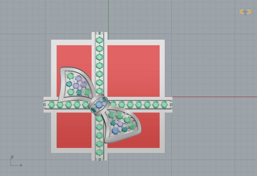 Gift Pendant 3D print model_14